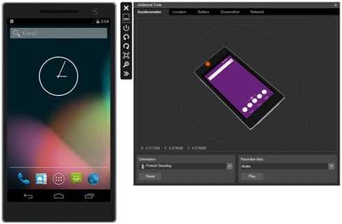 Visual Studio 2015新增了安卓模拟器功能